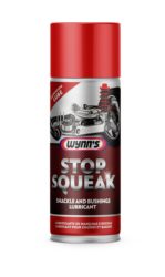 stop faux leather squeaking